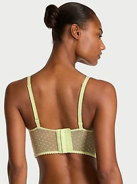 Sexy Tee Daisy Eyelet Wireless Push-Up Bra Top