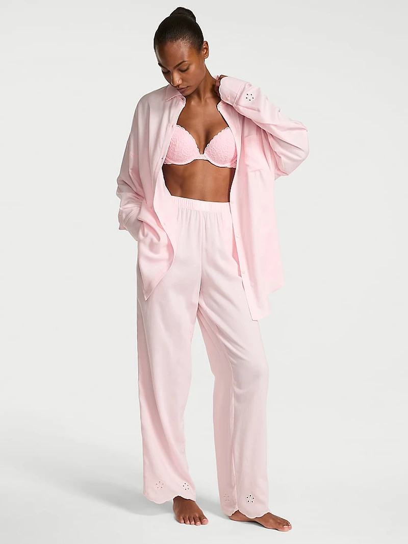 Modal-Cotton Long Pajama Set