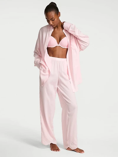 Modal-Cotton Long Pajama Set