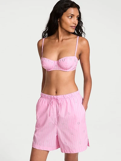 Heritage Cotton Shine Shorts