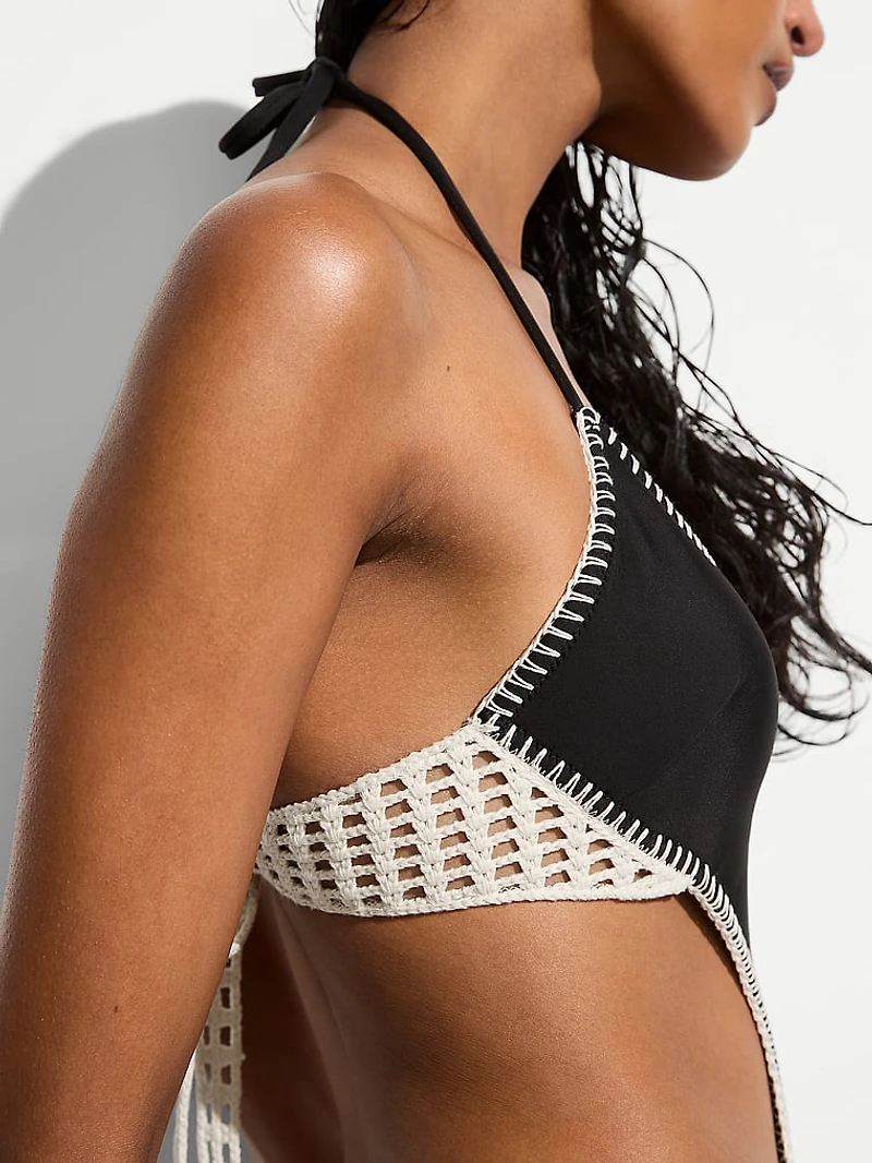 Archives Crochet Scuba Cheeky Monokini One-Piece Swimsuit