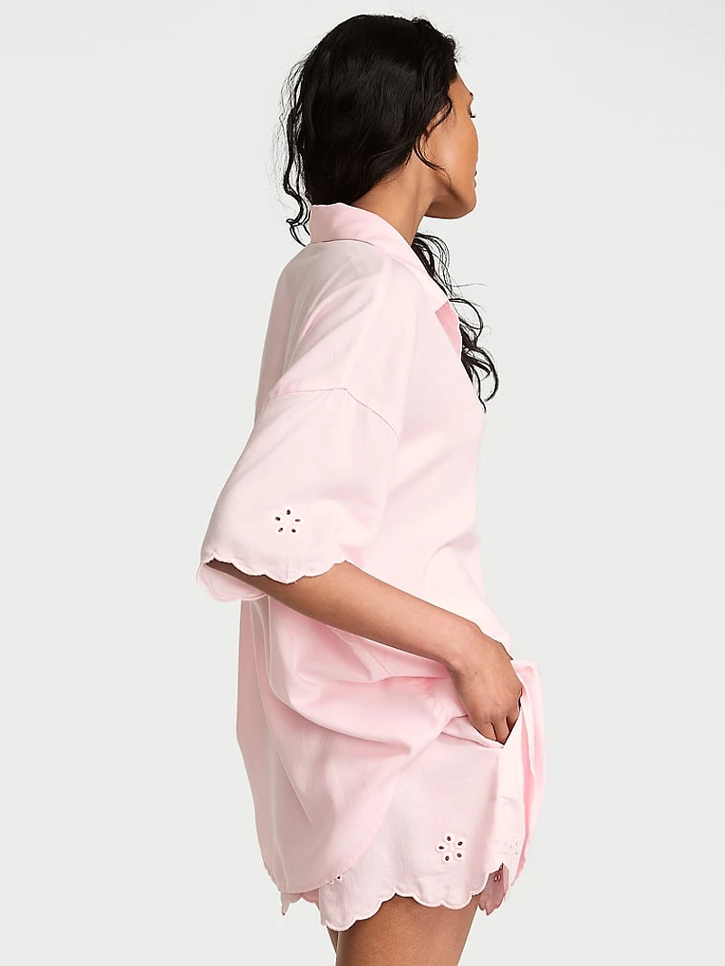 Modal-Cotton Striped Short Pajama Set