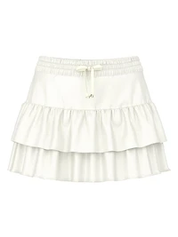 Summer Fling Satin Ruffle Skirt