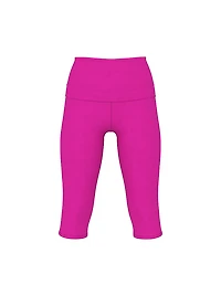 All-Day Cotton Foldover Capri Leggings