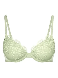 Sexy Tee Posey Lace Lightly Lined Demi Bra
