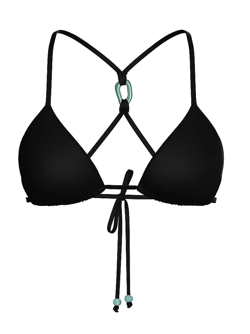 Beaded Triangle Bikini Top