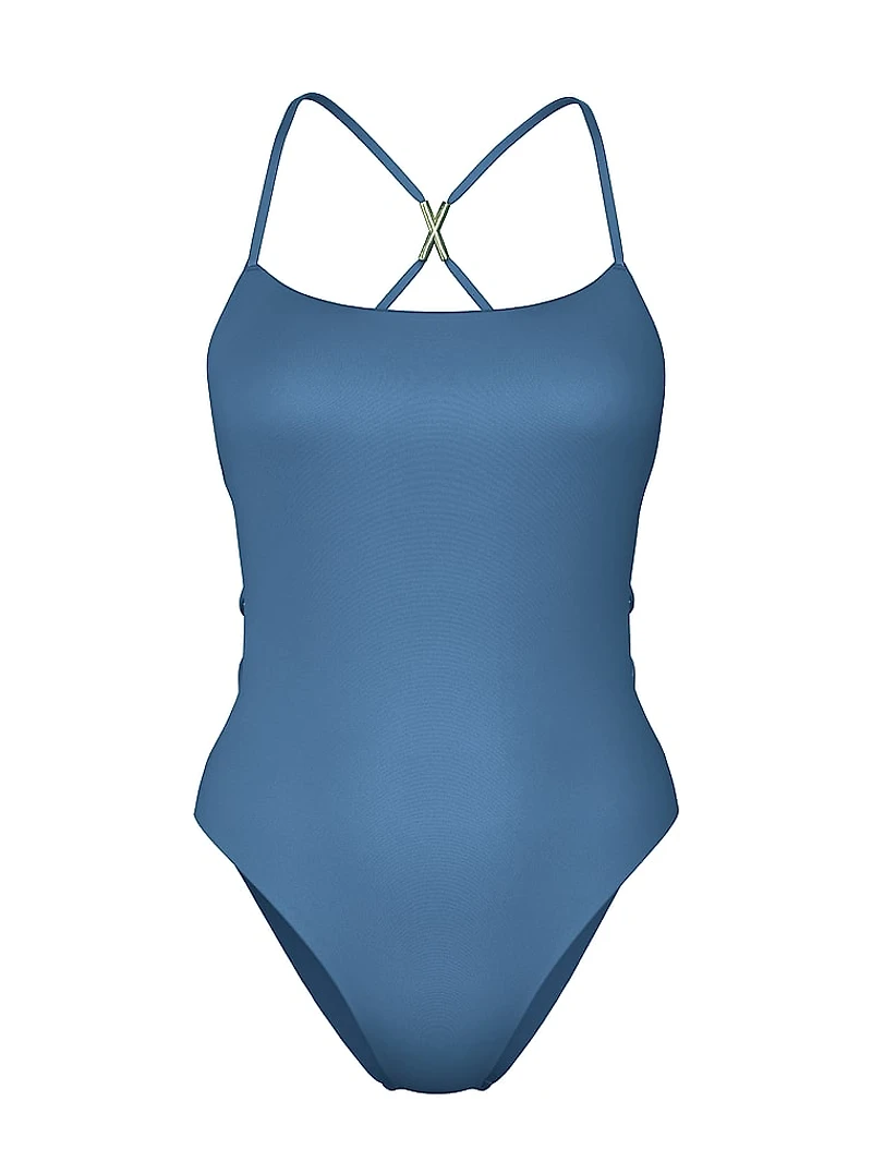 Archives Sexy Straps Scoop One-Piece Swimsuit