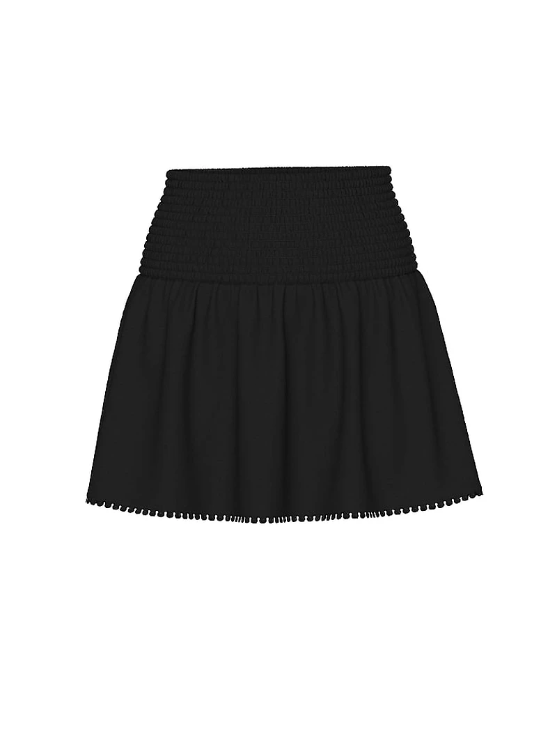 Beachwear Ruffled Mini Skirt
