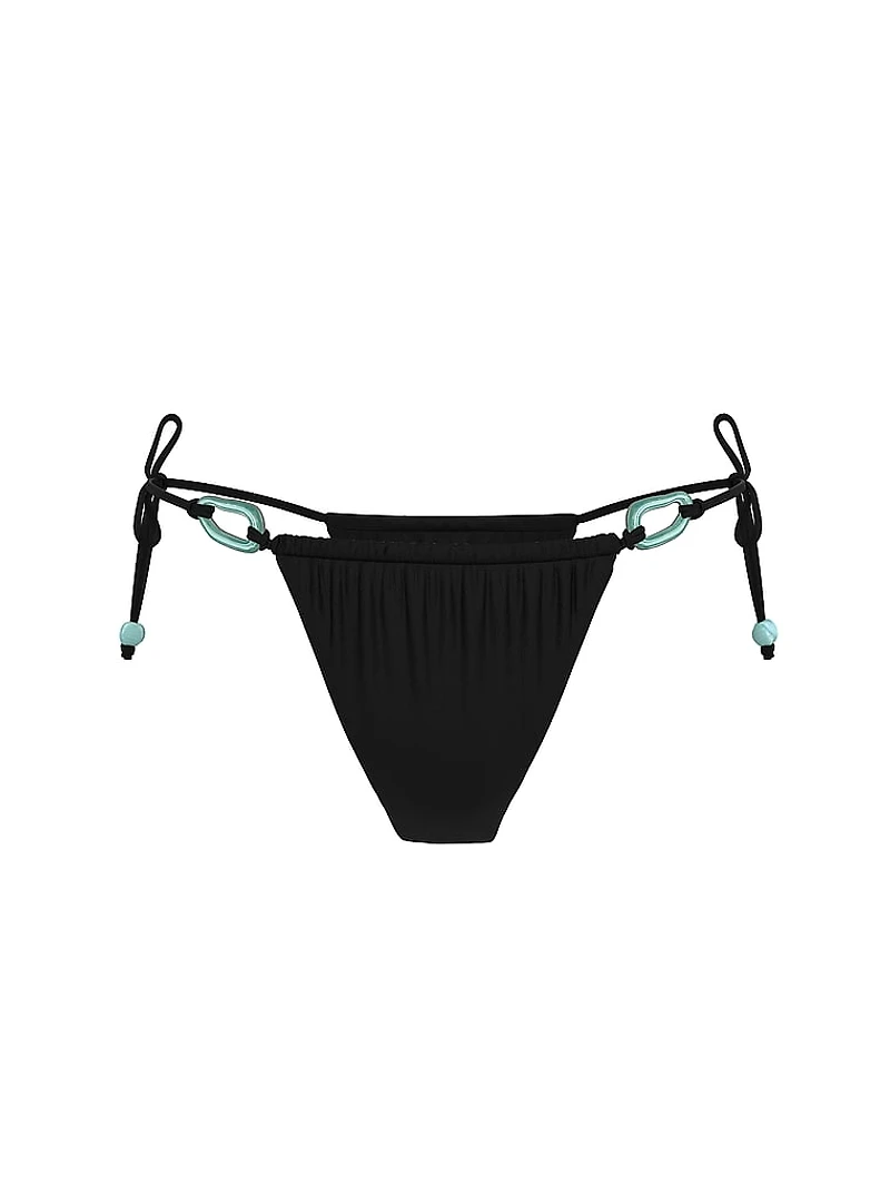 Beaded Thong Bikini Bottom