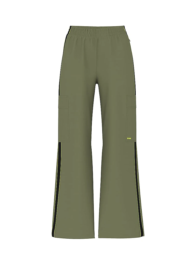 Tech Woven Wide-Leg Pants