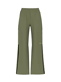 Tech Woven Wide-Leg Pants