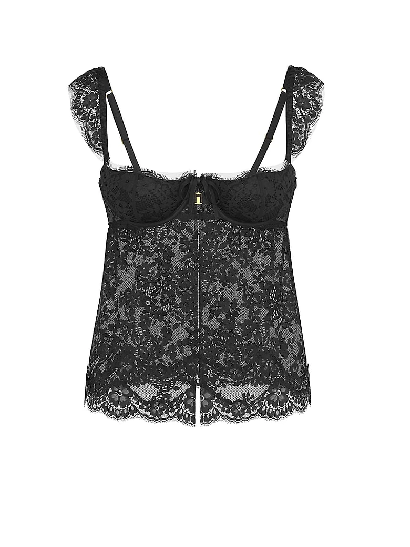 Wicked Unlined Lace Flyaway Bra Top