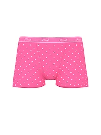 Logo Cotton High-Waist Boyshort Panty