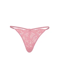 Twinkle Strap Lace V-String Panty