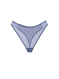 Logo Cotton Scoop Thong Panty