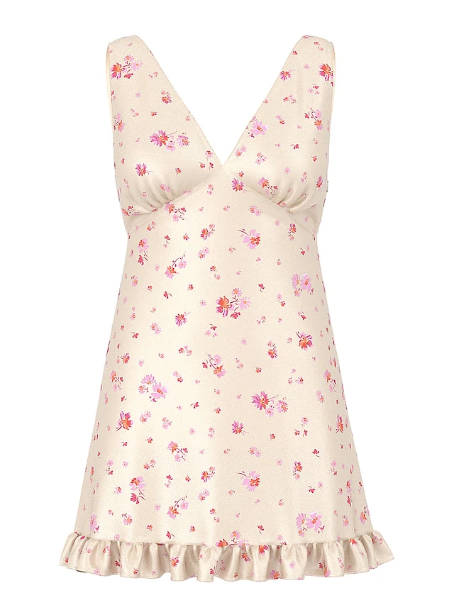 milly 3d floral lace dress Nellie Lace Dress in Yellow Multi