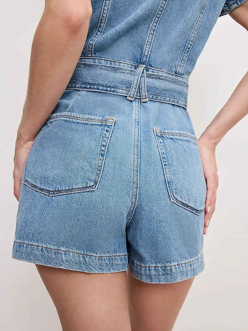 Fit For Success Lite Linen Denim Shorts