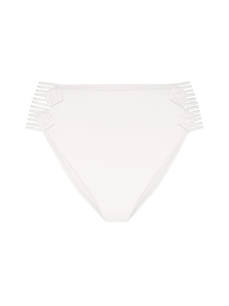 Archives Beach Macrame High-Waist Cheeky Bikini Bottom