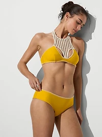 Archives Crochet Scuba High-Neck Bikini Top