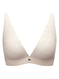 Shine Cotton Wireless Plunge Bralette