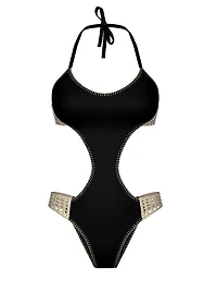 Archives Crochet Scuba Cheeky Monokini One-Piece Swimsuit