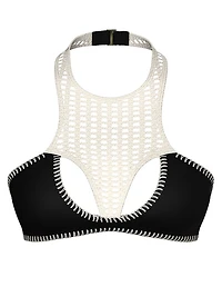 Archives Crochet Scuba High-Neck Bikini Top