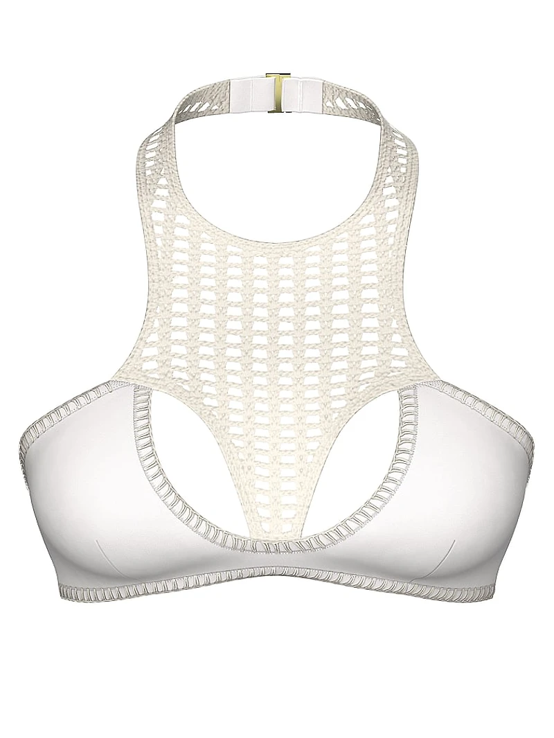 Archives Crochet Scuba High-Neck Bikini Top