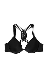 Archives Beach Macrame Halter Push-Up Bikini Top