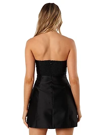 The Amo Strapless Mini Dress