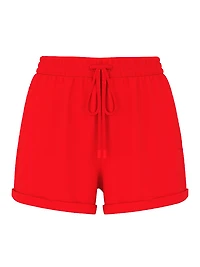 Ivy Fleece Rolled Hem Shorts