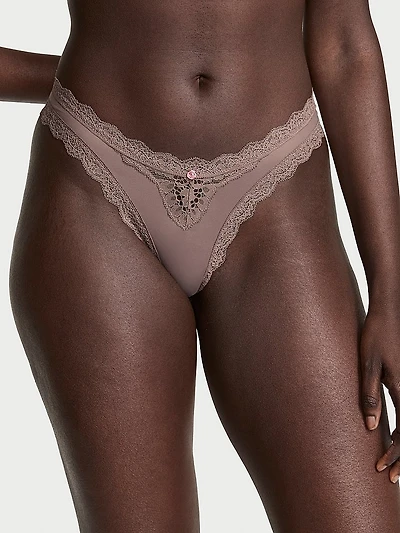 Twinkle Butterfly Lace Open-Back Brazilian Panty