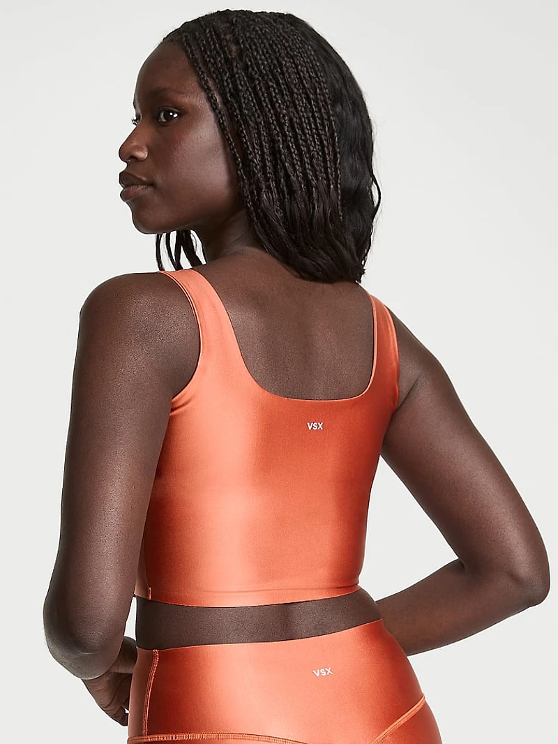 VSX GlossyTech™ Square-Neck Bra Top