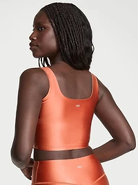 VSX GlossyTech™ Square-Neck Bra Top