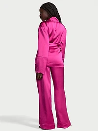 Luxe Satin Wrap Top & Pant Set