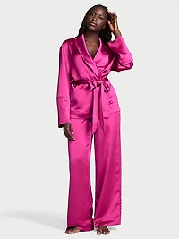 Luxe Satin Wrap Top & Pant Set