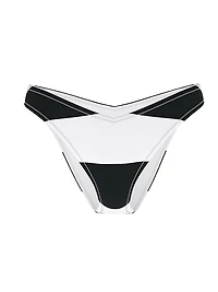 Graphic Stripe Scuba Brazilian Bikini Bottom