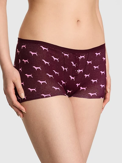 Cotton Dorm Boyshort Panty