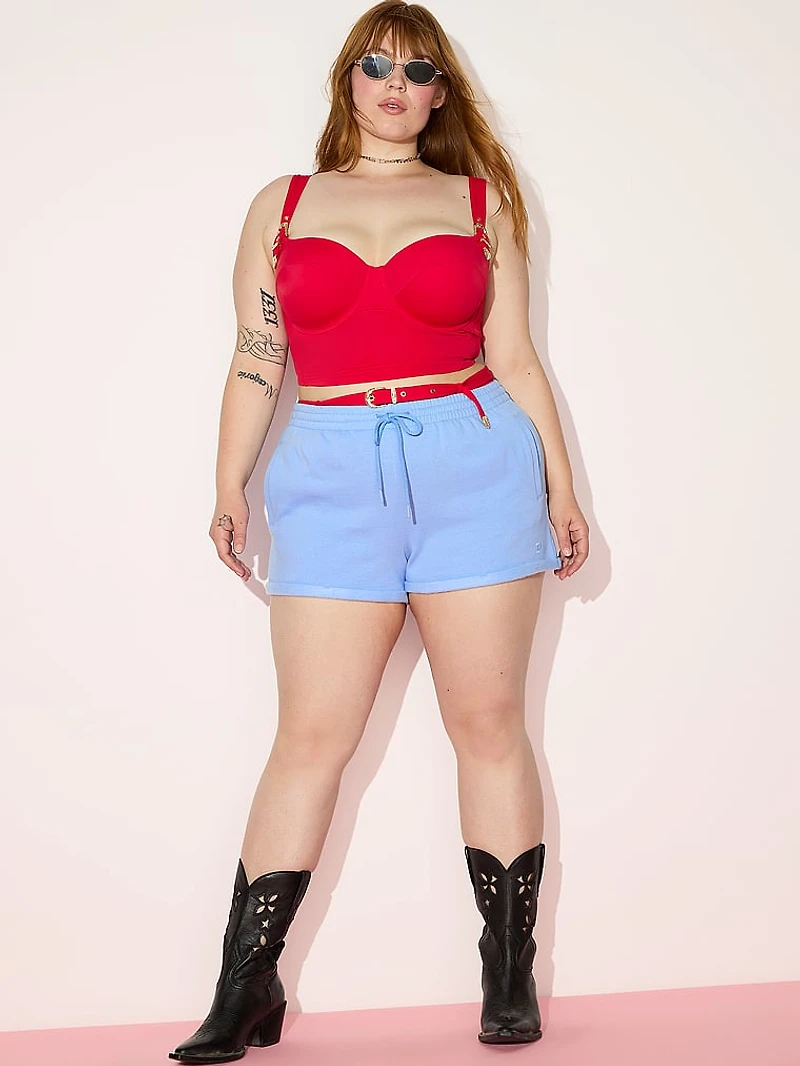 Corset Buckle Bikini Top