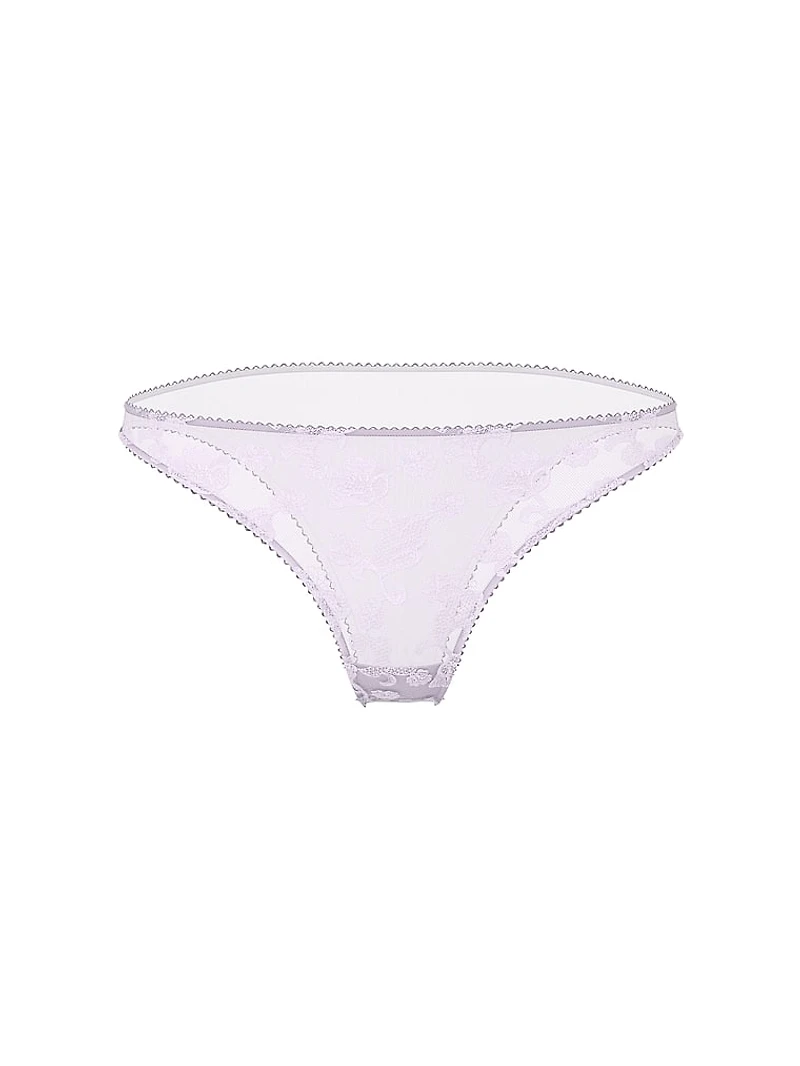 Twinkle Bow Lace Brazilian Panty