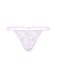 Lace-Trim V-String Panty