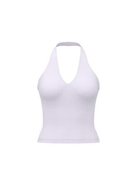 Base Stretch Halter Tank Top