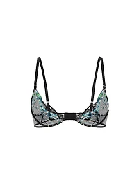 Sheer Shine Unlined Low-Cut Demi Bra