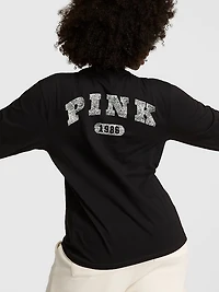 Campus Cotton Long-Sleeve Tee