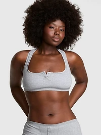 Cotton Dorm Unlined Racerback Bralette