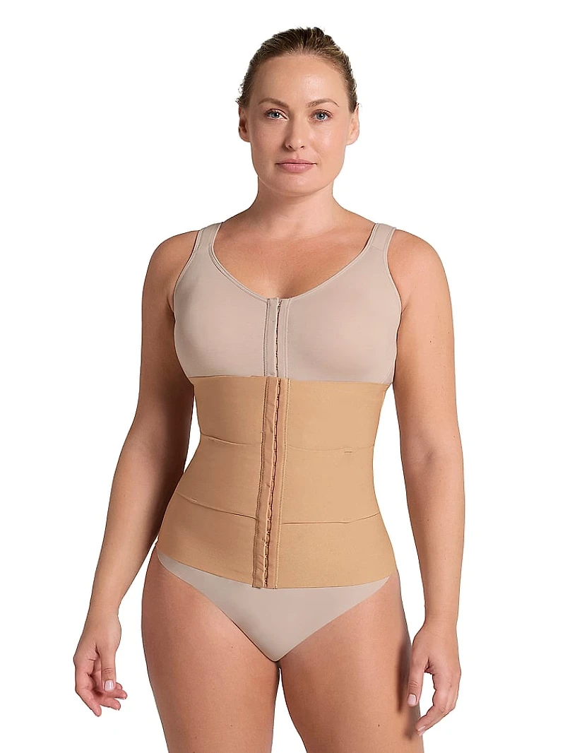 3-Belt Custom Compression Waist Trainer with Lumbar Support