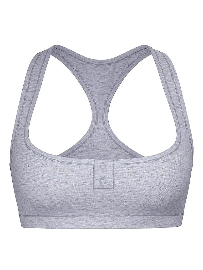 Cotton Dorm Unlined Racerback Bralette