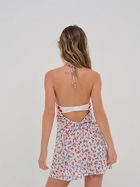 Forget Me Not Embroidery Slip Dress