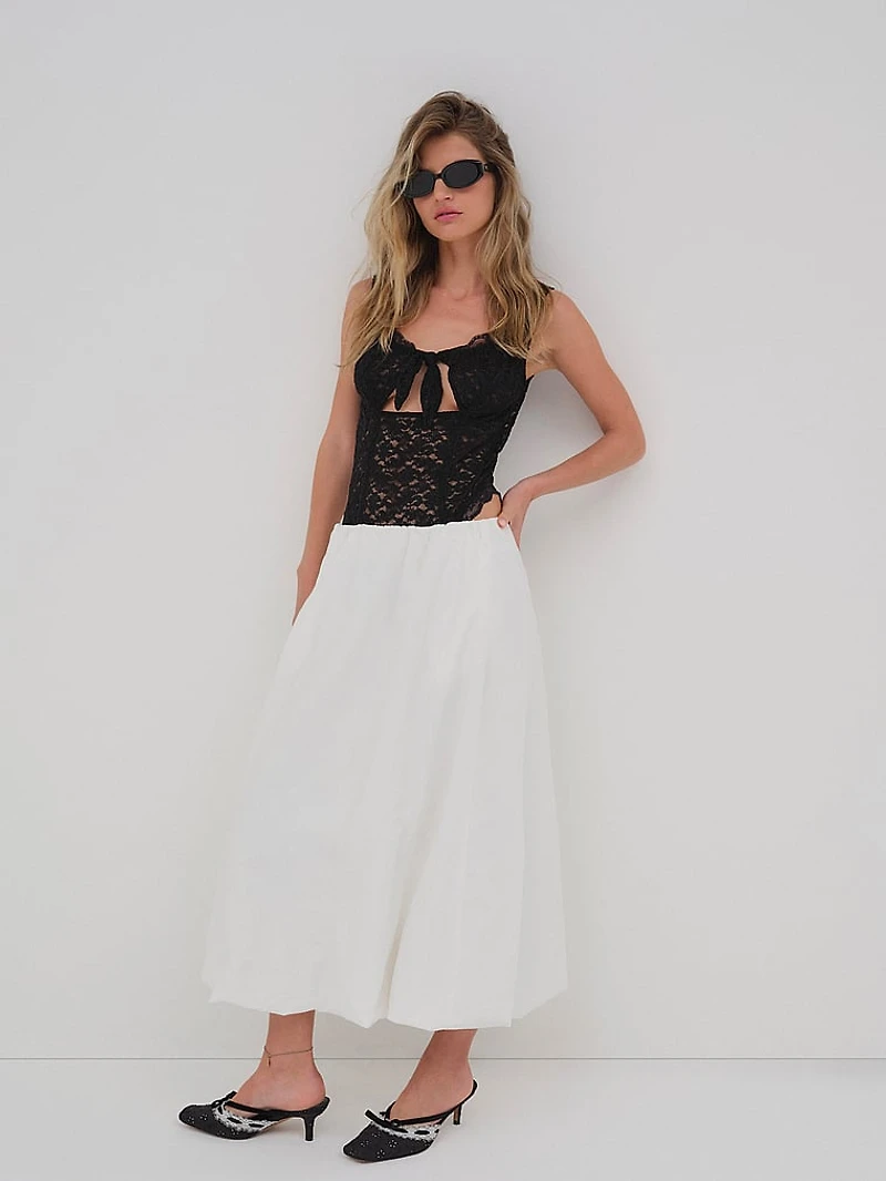Sally Stretch Lace Teddy