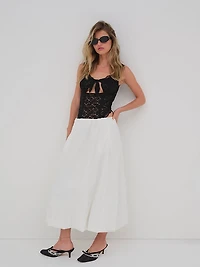 Sally Stretch Lace Teddy