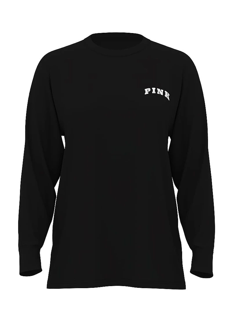 Campus Cotton Long-Sleeve Tee